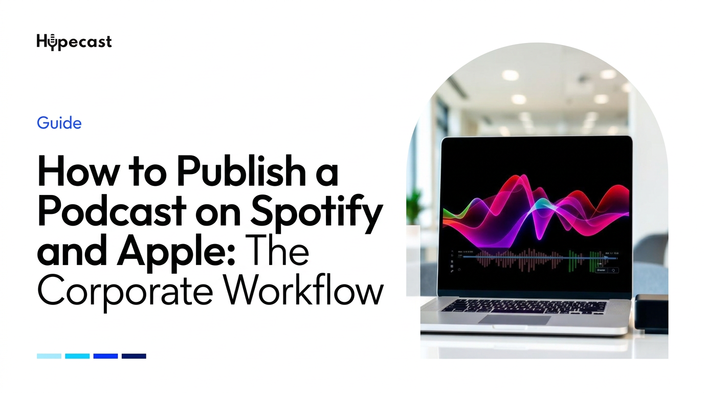 How to Publish a Podcast on Spotify and Apple: The Corporate Workflow