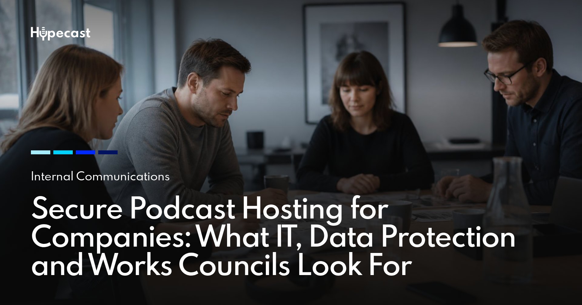 Internal podcast planning with data protection and works council requirements