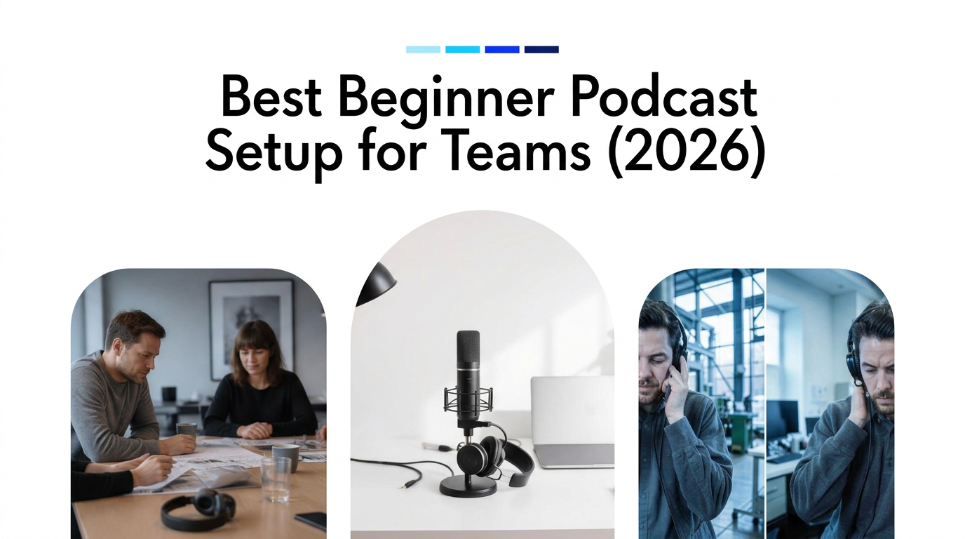 Best Beginner Podcast Setup for Teams (2026)