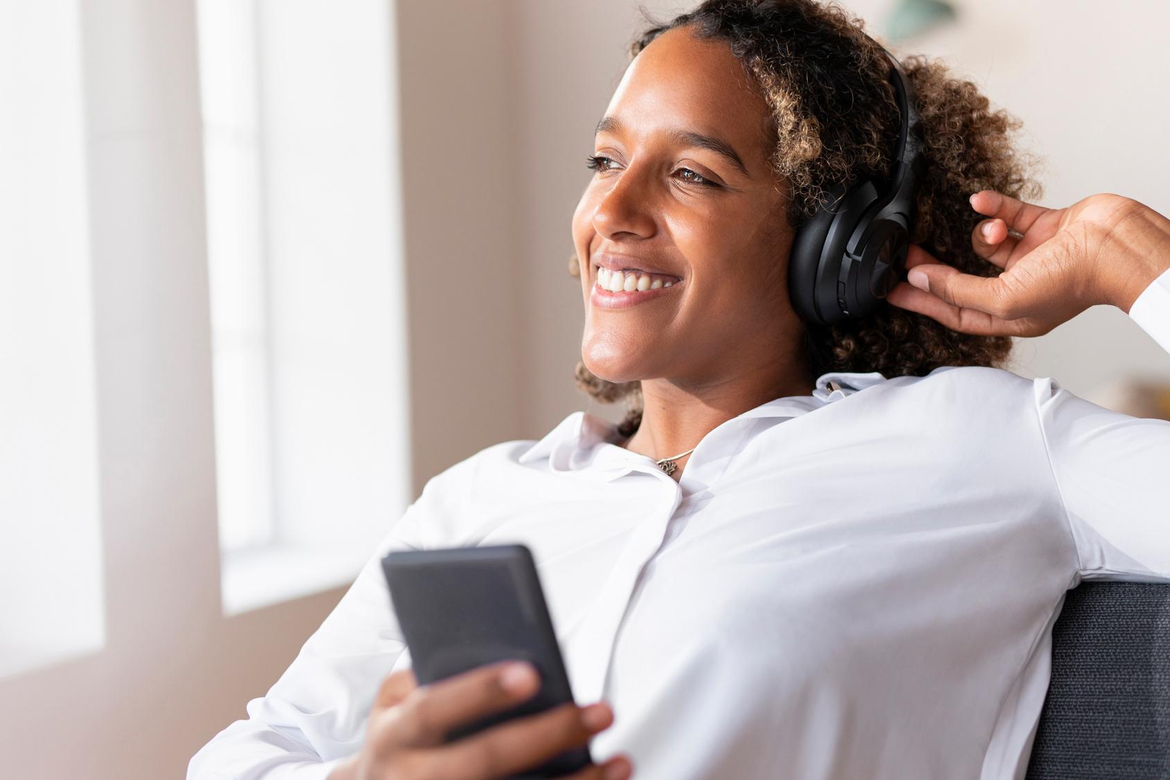 Professional listening with headphones